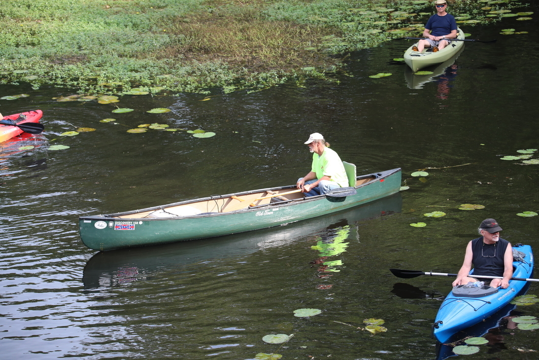 Ray Cummings, canoe ready to go