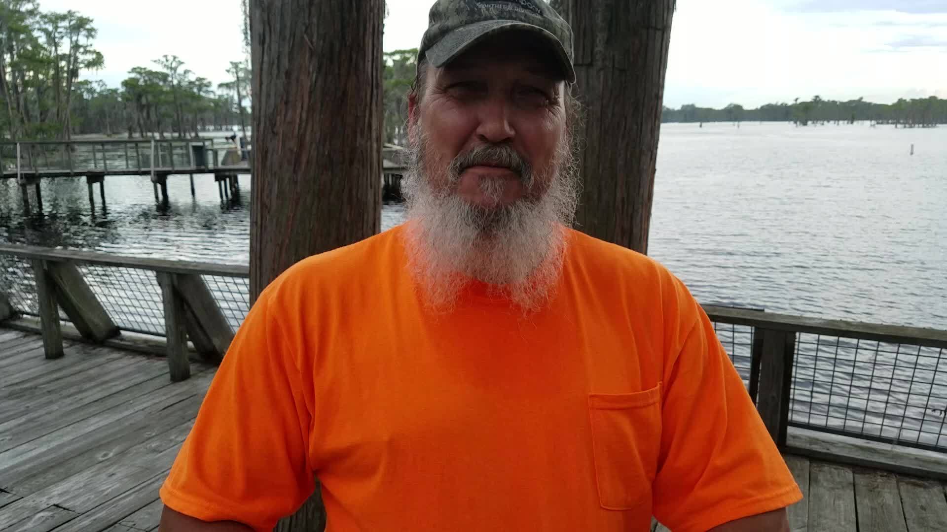 Movie: Alton Burns from Coolidge, GA likes cleanups and paddling (24M)