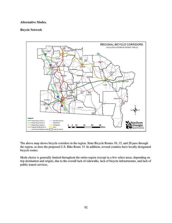 Page 92: Bicycle Network Map