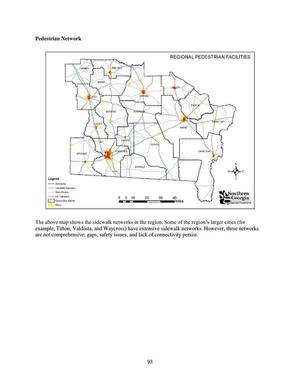 [Page 93: Pedestrian Network Map]