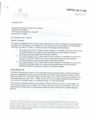 [Allegations (letter page 1 of 3)]