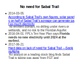 No need for Sabal Trail