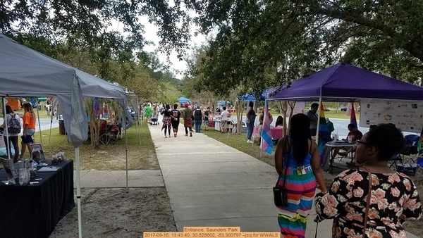 Entrance, Saunders Park, 2017-09-16, 13:43:40, 30.828602, -83.300797 --jsq for WWALS