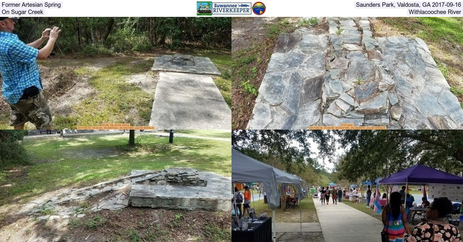 [Former Artesian Spring, Saunders Park, Valdosta, GA 2017-09-16, On Sugar Creek, Withlacoochee River]