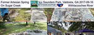 [Former Artesian Spring, Saunders Park, Valdosta, GA 2017-09-16, On Sugar Creek, Withlacoochee River]