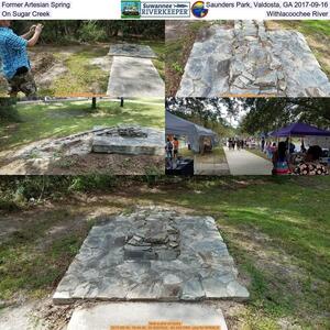 [Former Artesian Spring, Saunders Park, Valdosta, GA 2017-09-16, On Sugar Creek, Withlacoochee River]
