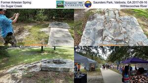 [Former Artesian Spring, Saunders Park, Valdosta, GA 2017-09-16, On Sugar Creek, Withlacoochee River]