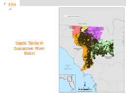 Septic Tanks in Suwannee River Basin