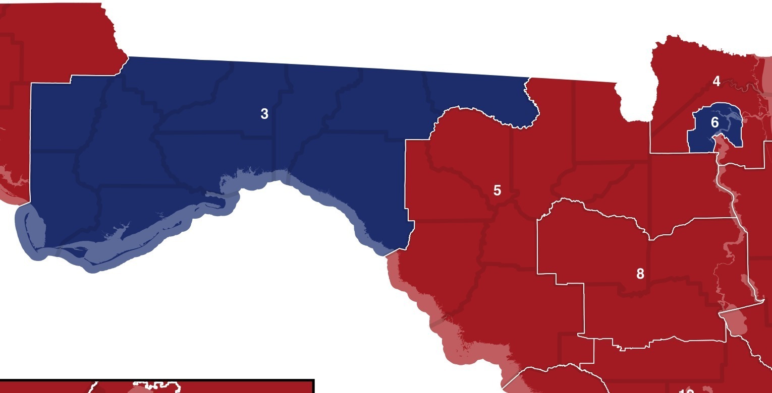 Three districts