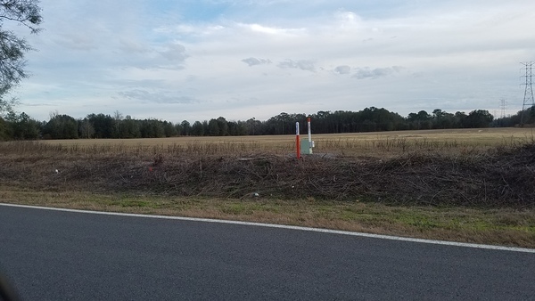 S. on Sabal Trail fracked methane pipelne, SW CR 143, 17:27:35, 30.4208426, -83.1805095