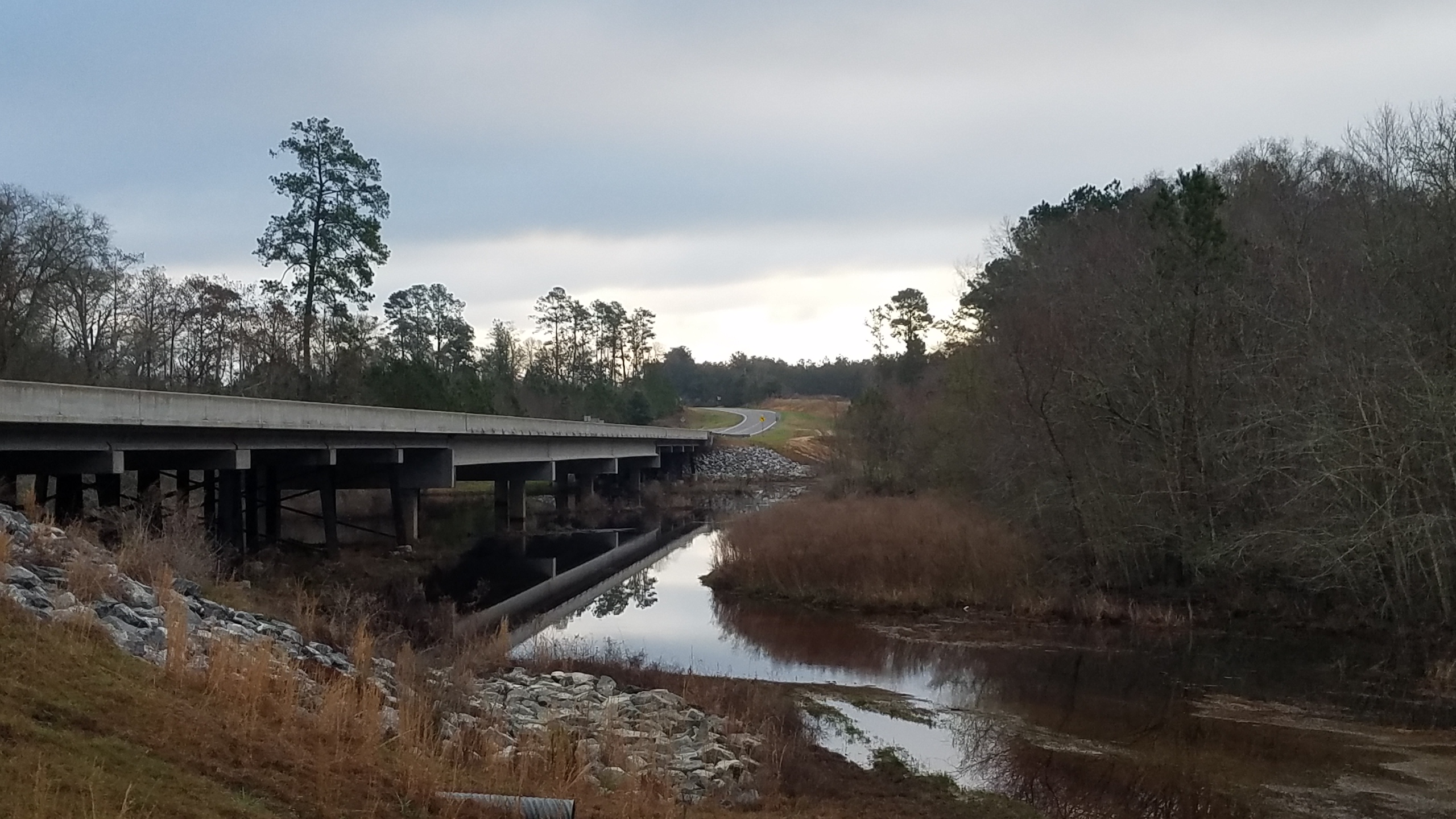 Across the river