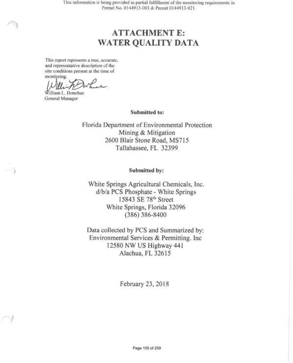 [Water Quality Data]