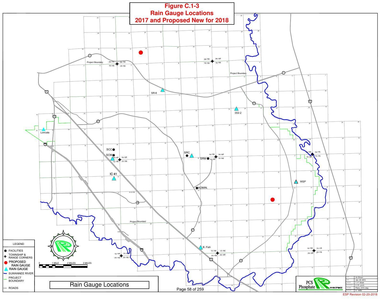 Rain Gauges 2017 and 2018 Proposed