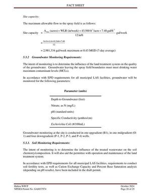 [5.3.2. Groundwater Monitoring Requirements:]