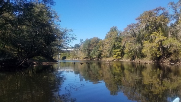 Finish beyond Old Horn's Ferry Bridge at State Line Ramp, 12:18:08, 30.6352078, -83.3094073