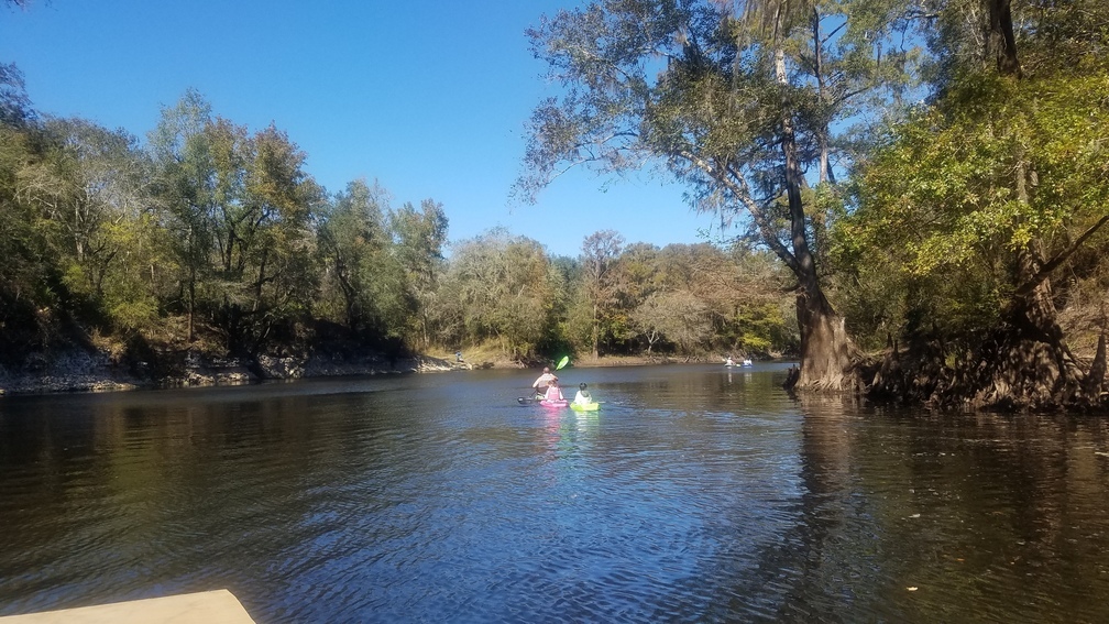 Five paddlers, 13:47:45, 30.6332532, -83.3097547