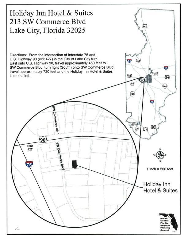 Map: 213 SW Commerce Blvd., Lake City, FL