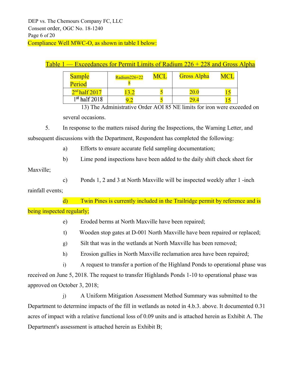 Twin Pines included in Trailridge permit by reference