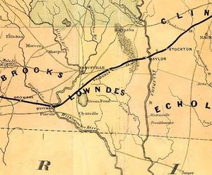 [1864 Map: Growers, Quitman (Lloyd)]