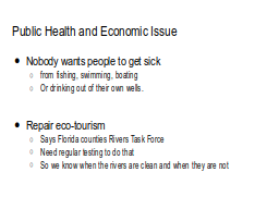 Public Health and Economic Issue