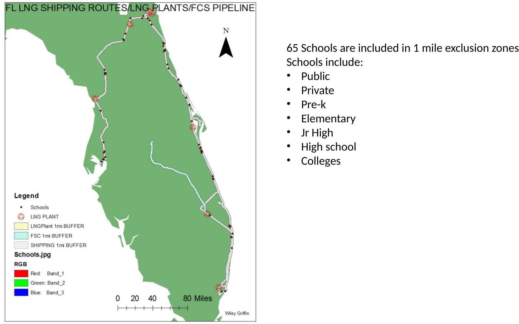 65 schools in 1 mile exclusion zones