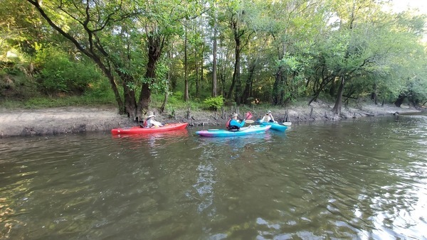 Bret Wagenhorst on the water, 07:54:17, 30.85155, -83.34776