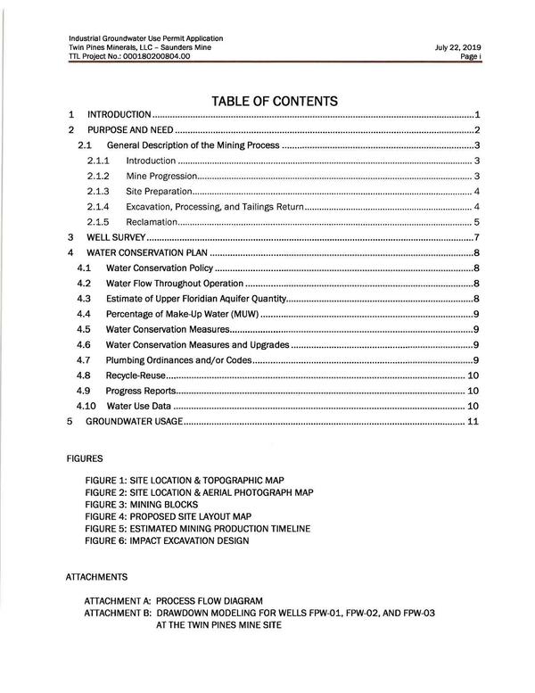 Table of Contents