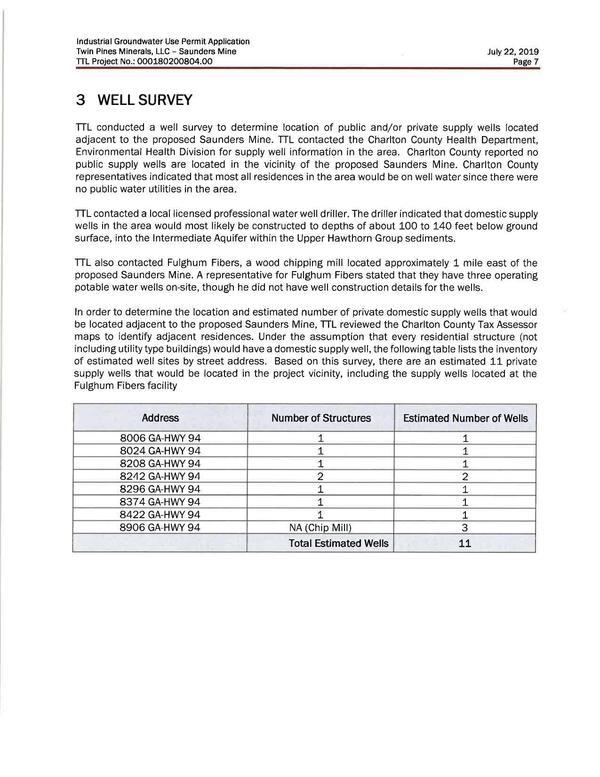 3 WELL SURVEY