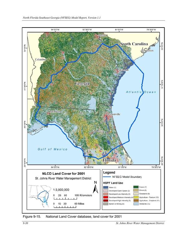 Figure 9-15. National Land Cover database, land cover for 2001