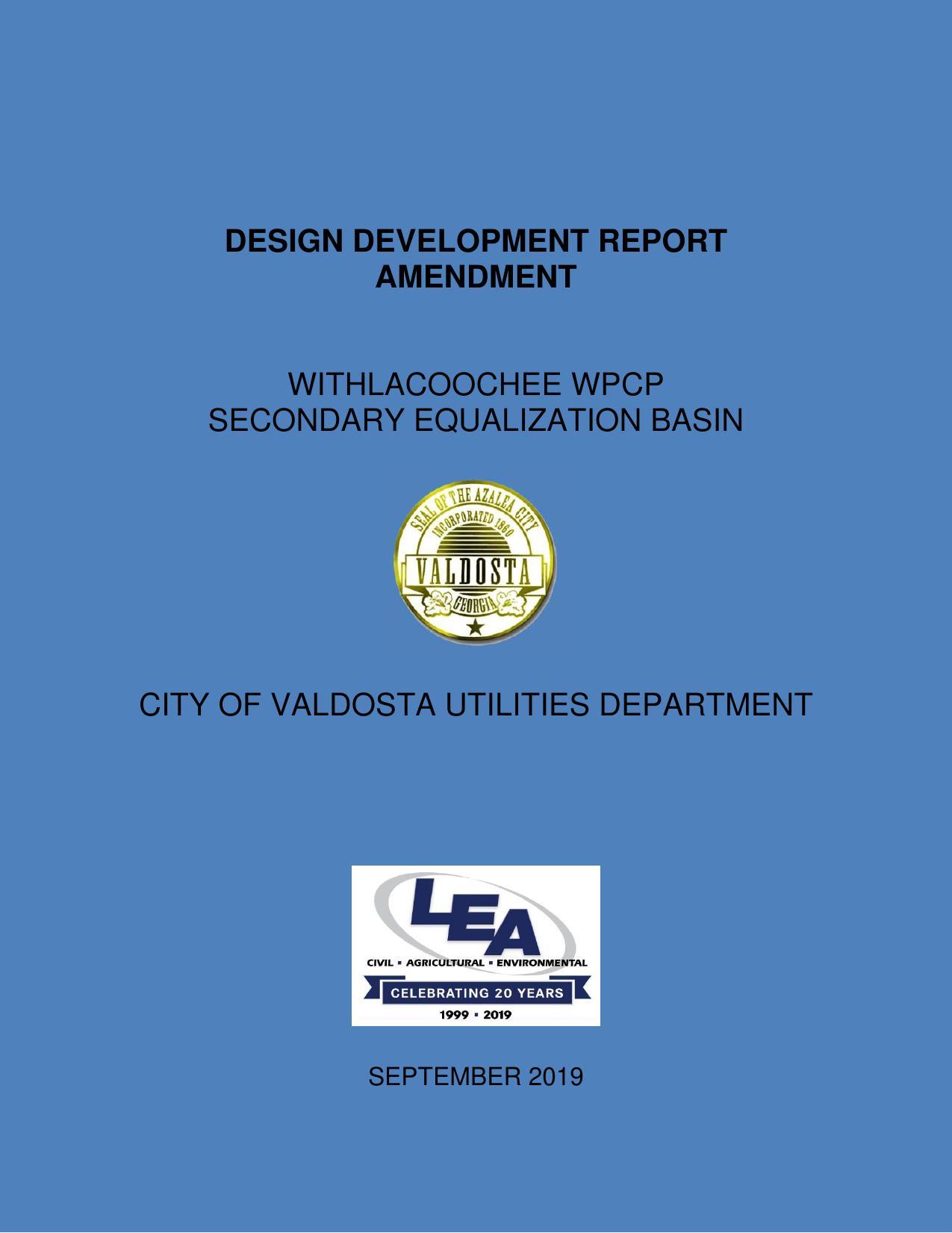 WITHLACOOCHEE WPCP SECONDARY EQUALIZATION BASIN