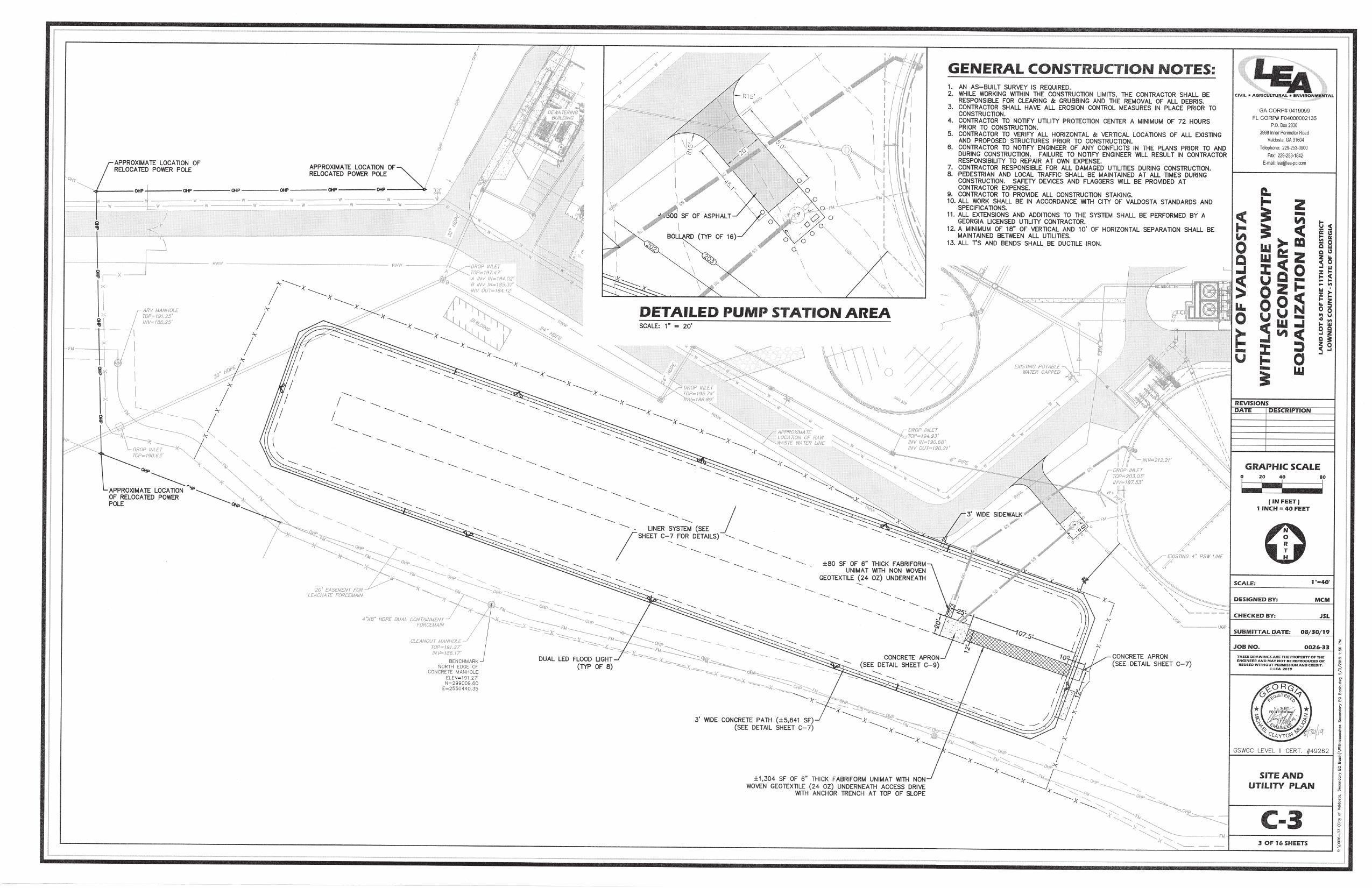 SITE and UTILITY PLAN