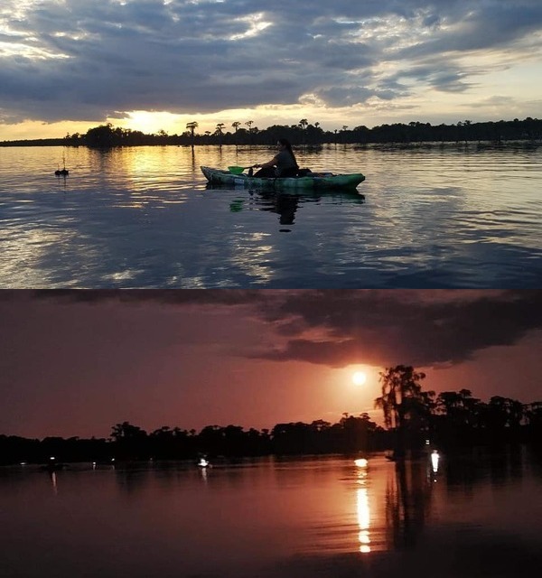 Sunset and Moonrise