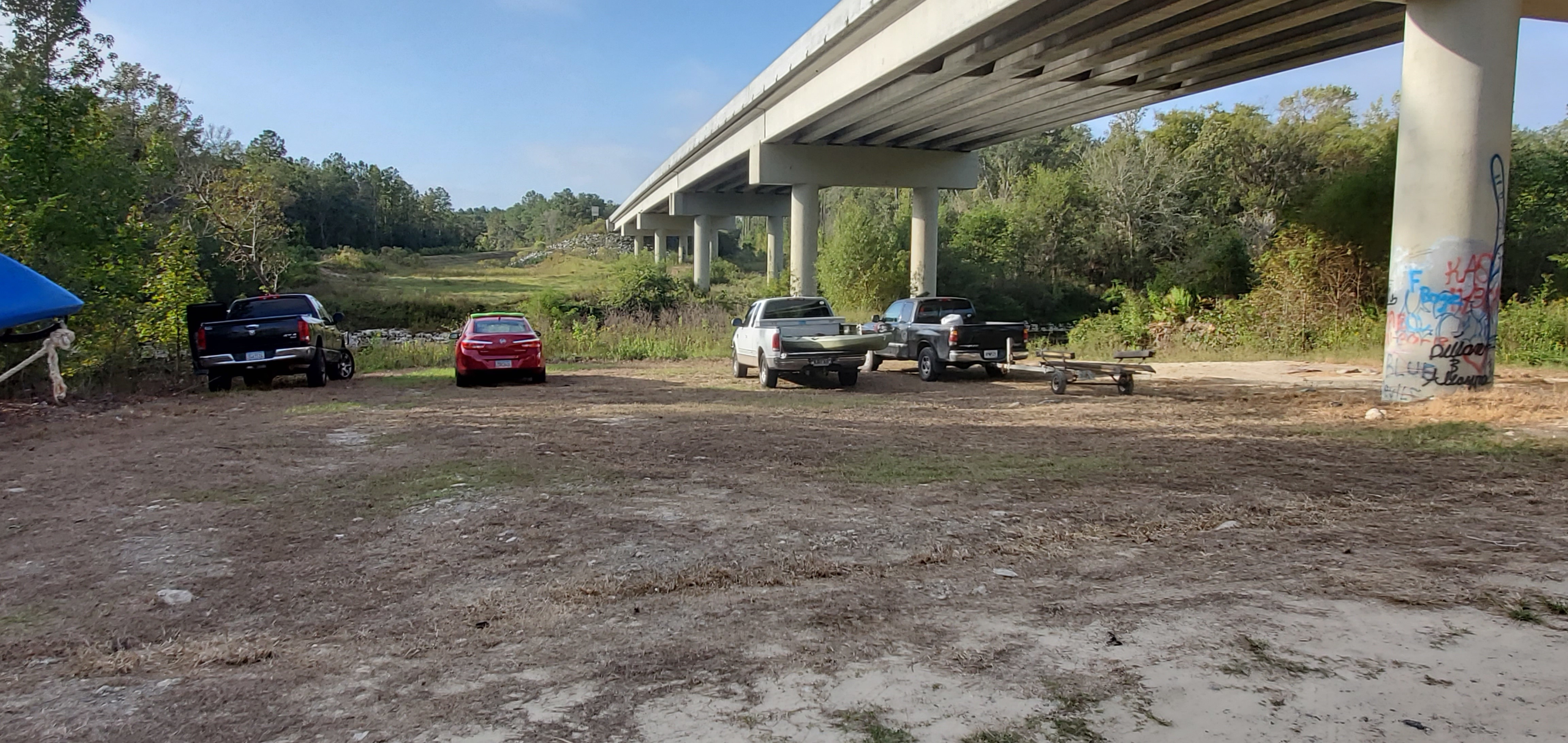 Under Horn Bridge, 09:35:49, 30.63584, -83.31131