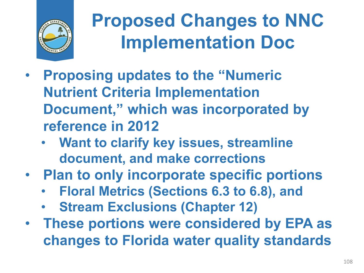 Proposed Changes to NNC Implementation Doc