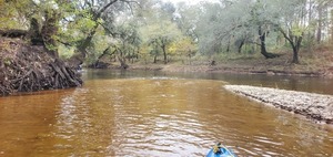 [Creek water meets river, 14:15:19, 30.6539368, -83.3625671]