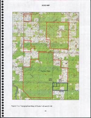 [Figure 11.a Topographical Map of Pivots 1-43 and 51-58]