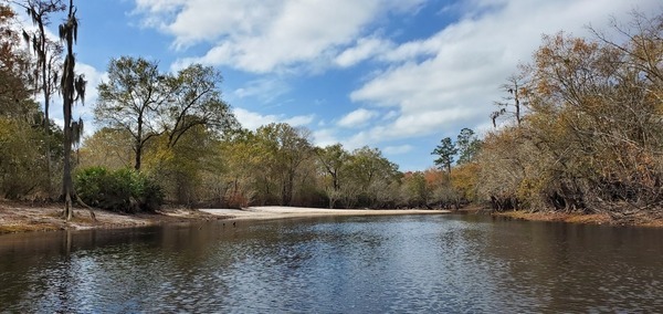 Wide sand beach on the left, 12:03:45,