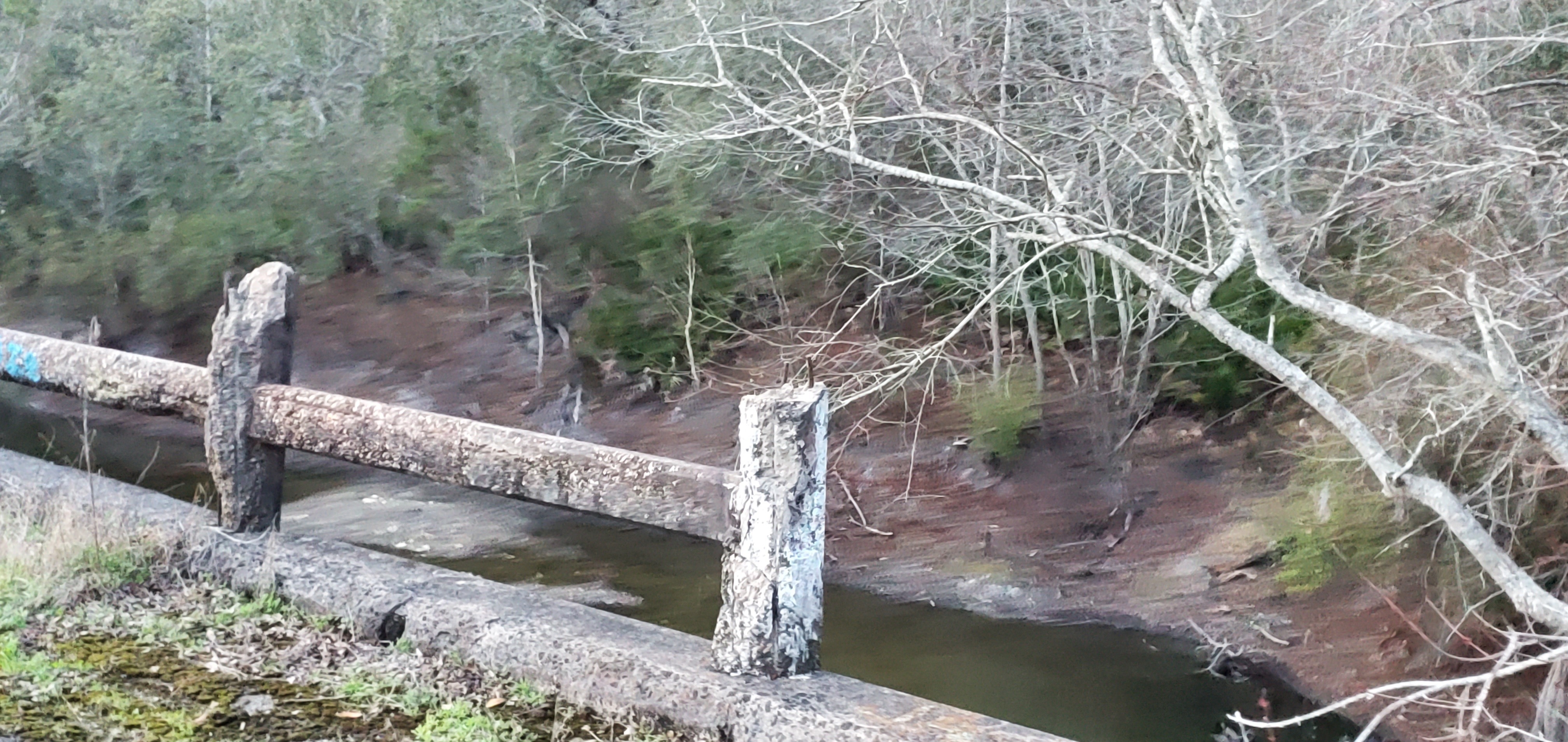 Upstream slough