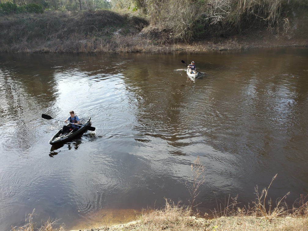 Coming in at Spook Bridge