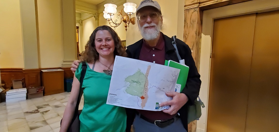 Gwyneth Moody of GRN, Suwannee Riverkeeper John S. Quarterman