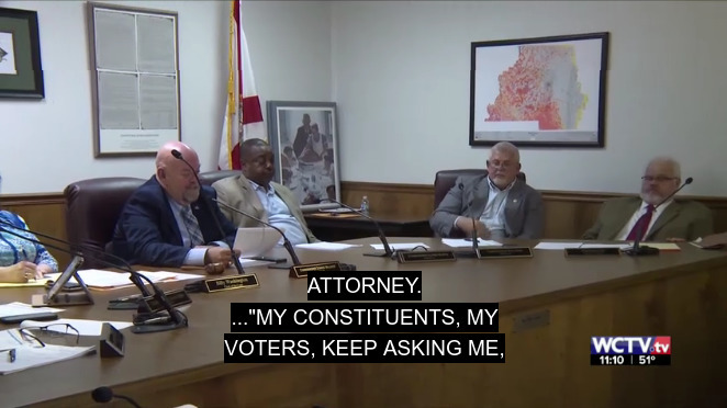 Attorney. My constituents, my voters, keep asking me....