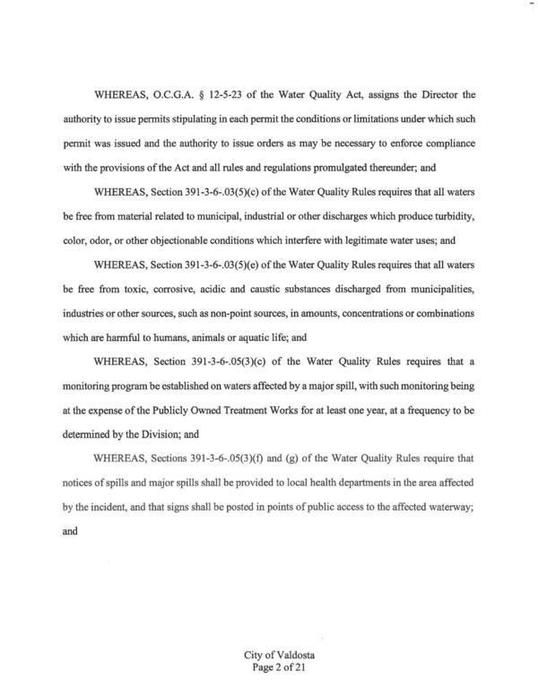 O.C.G.A. § 12-5-23 of the Water Quality Act, assigns the Director the authority