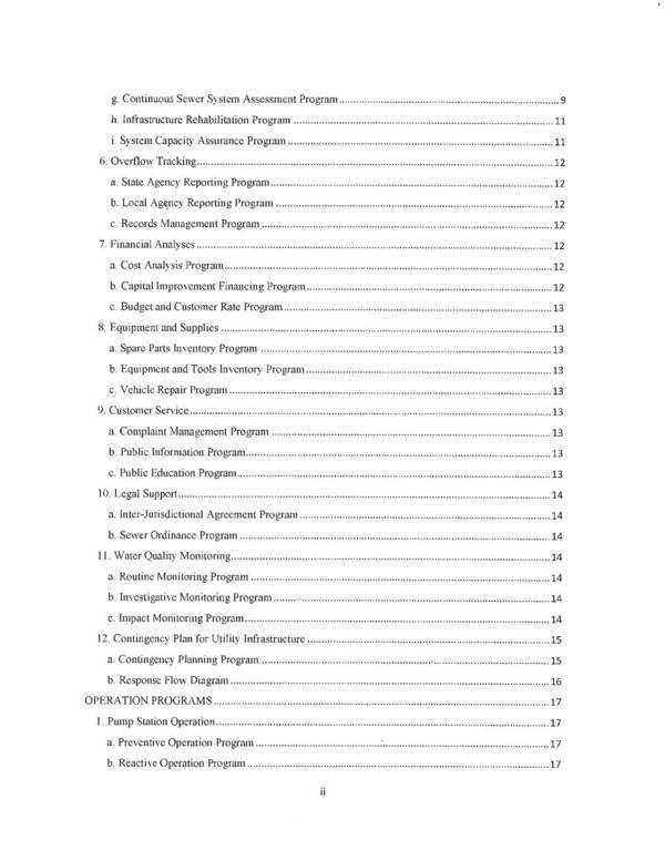 (2 of 3) Table of Contents