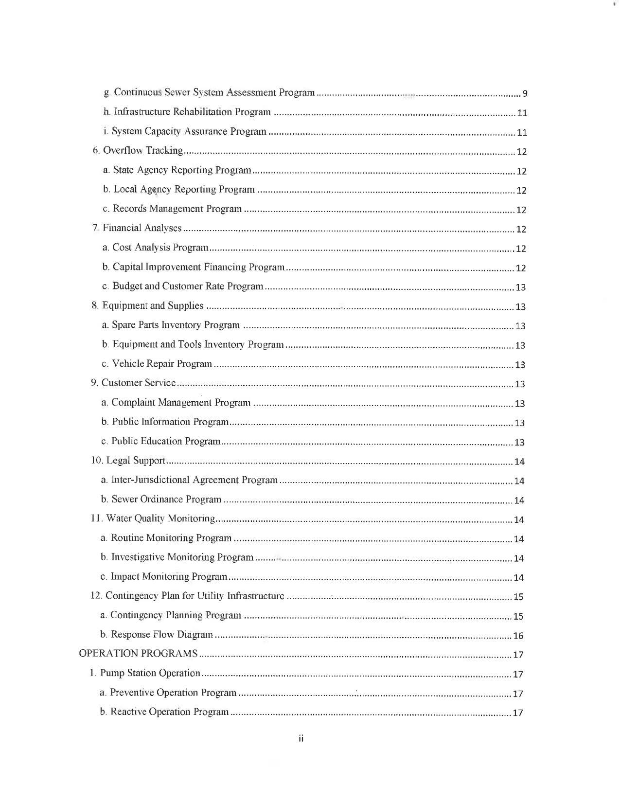 (2 of 3) Table of Contents