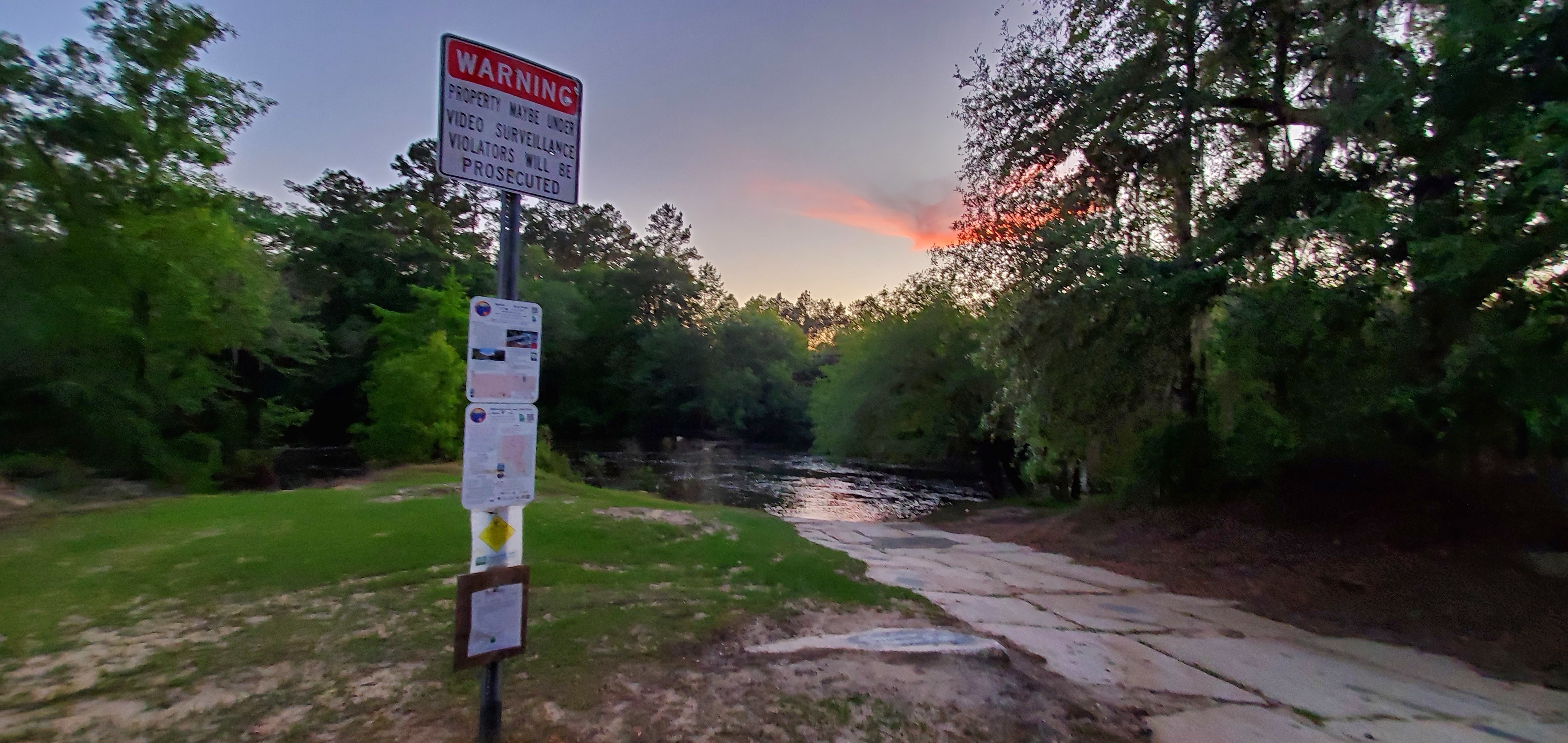 Signs, Ramp, River