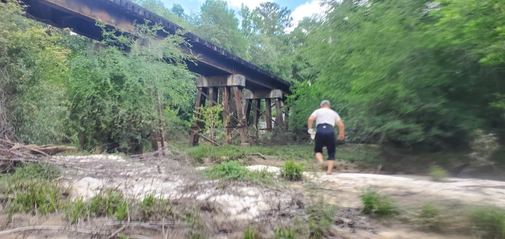 Russell heading uphill, 11:49:15