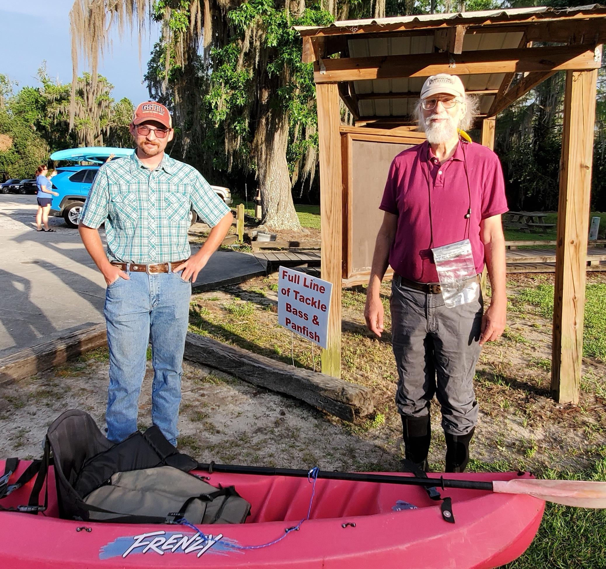 Turtleman Chris Adams, Suwannee Riverkeeper John S. Quarterman