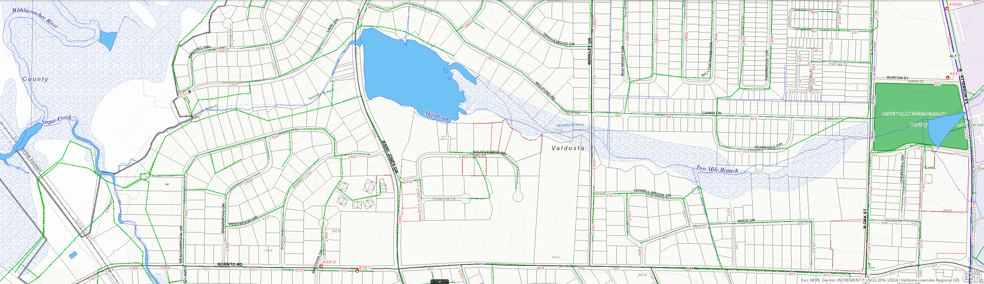 Twomile Branch, McKey Park to Sugar Creek, Withlacoochee River