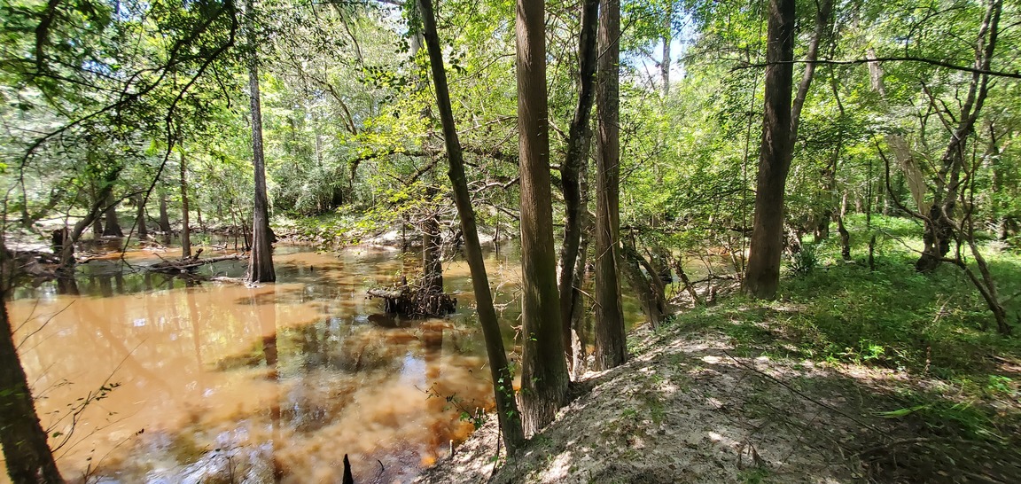 Sand and water downstream