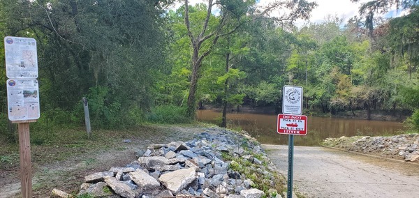 Signs, Troupville Boat Ramp